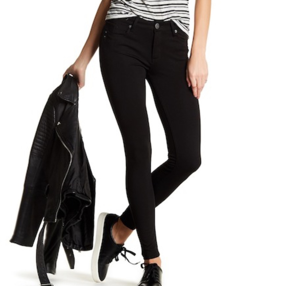 STS Blue - Black Skinny Ponte Legging